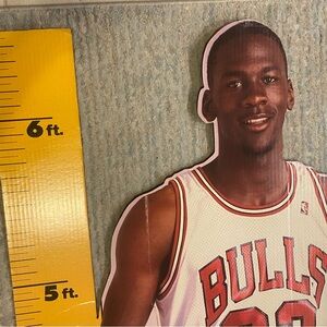 Rare Vintage Michael Jordan Cardboard Cut Out Life Size -  1987 Chicago Bulls